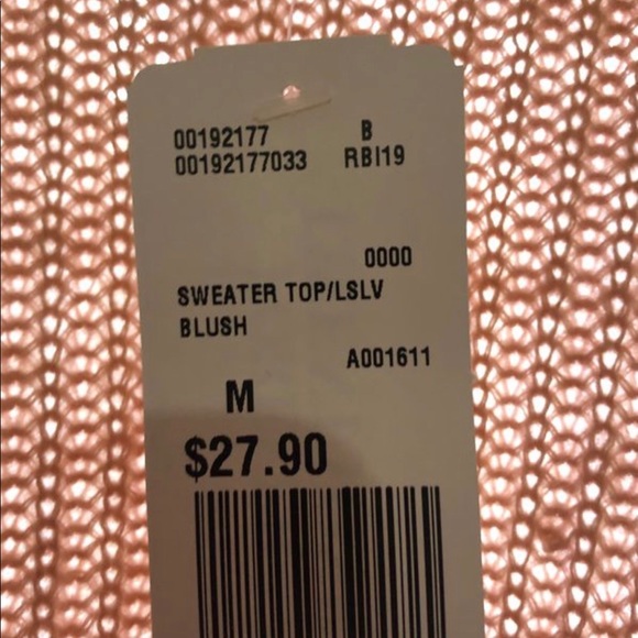 NWT FOREVER 21!! Blush surplice Sweater! - Picture 5 of 5